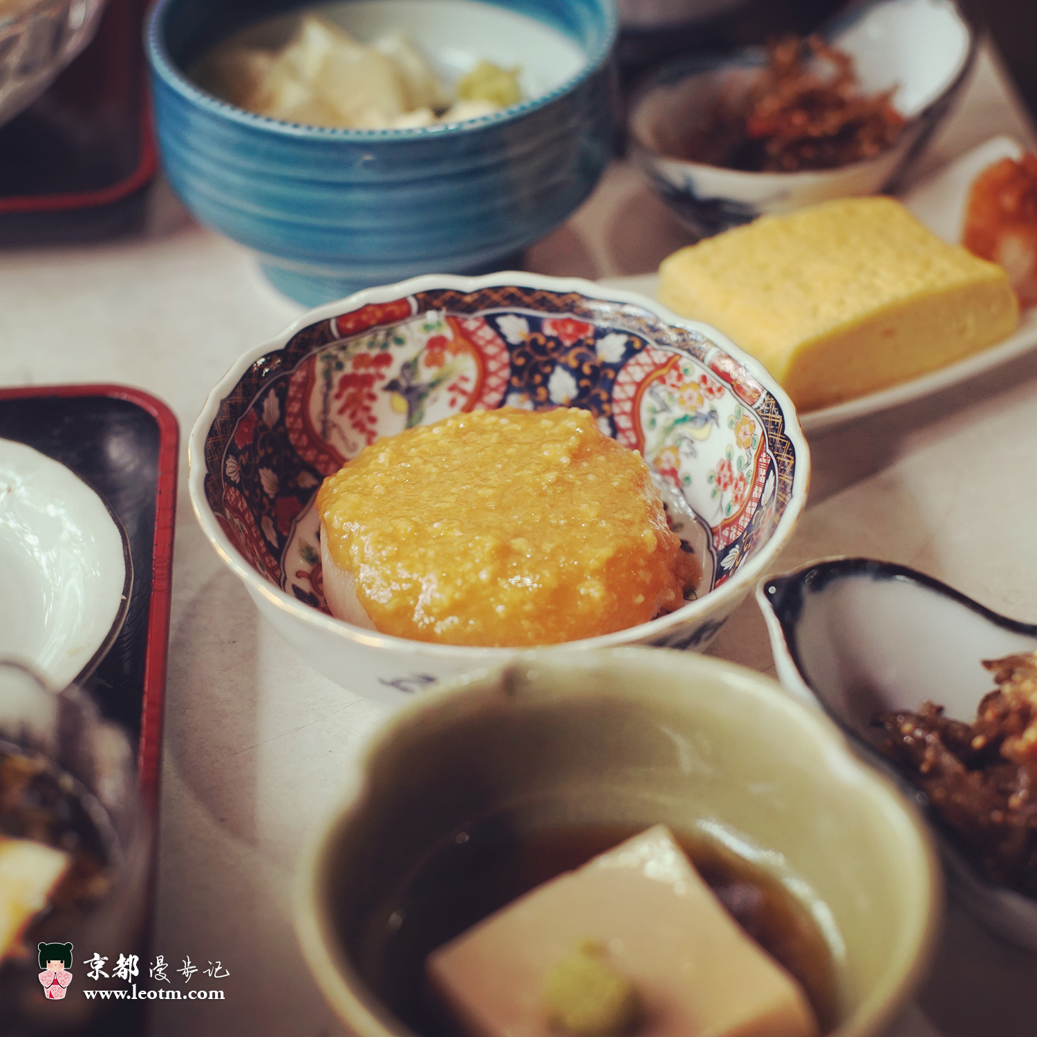 大觉寺徒步到纸王寺,中途找到的怀石料理店