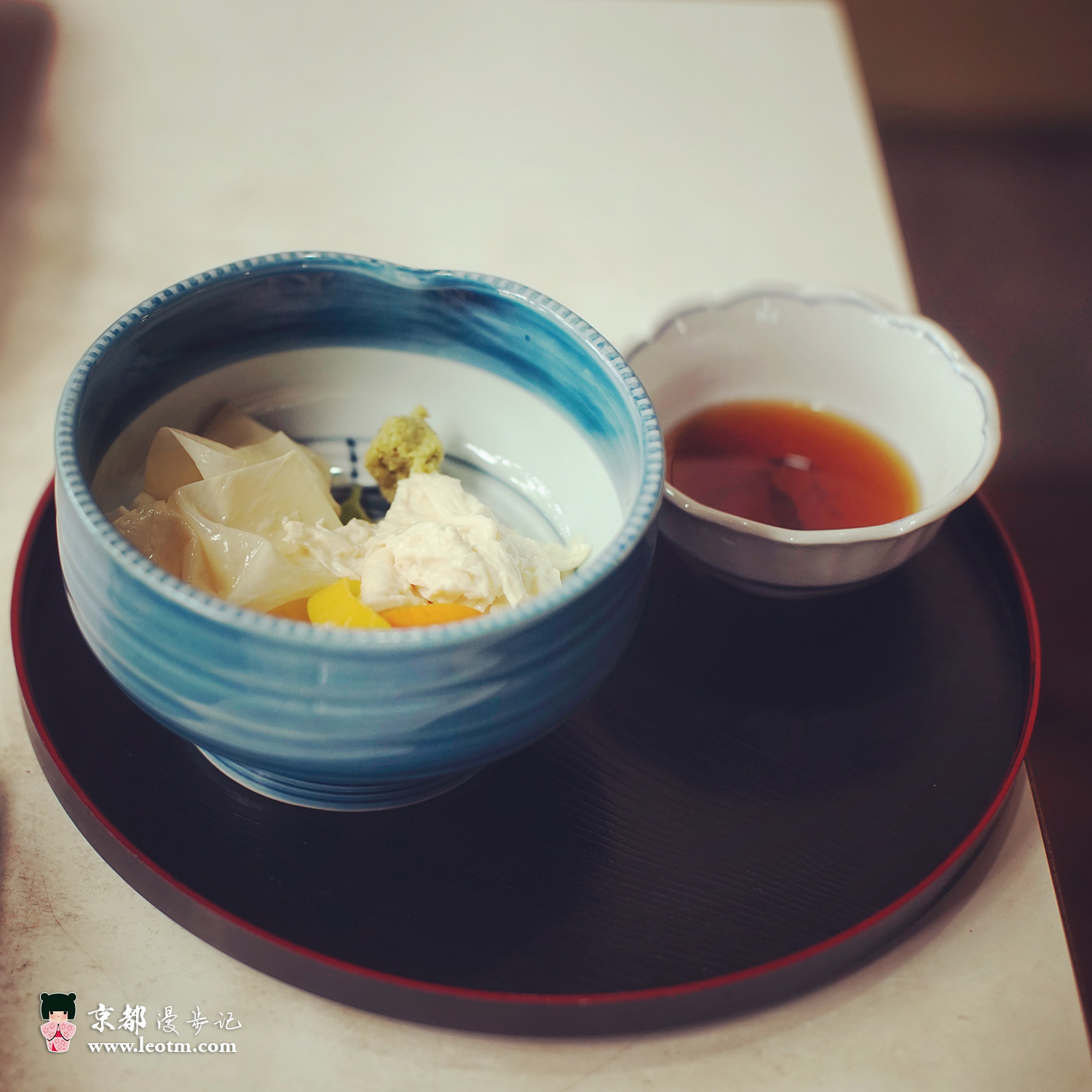 大觉寺徒步到纸王寺,中途找到的怀石料理店